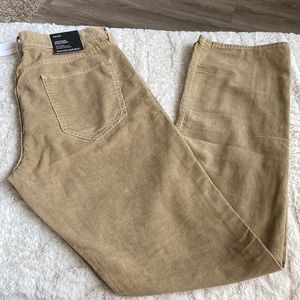 Banana Republic Men’s vintage straight corduroy brown/tan pants 34/34 NWT